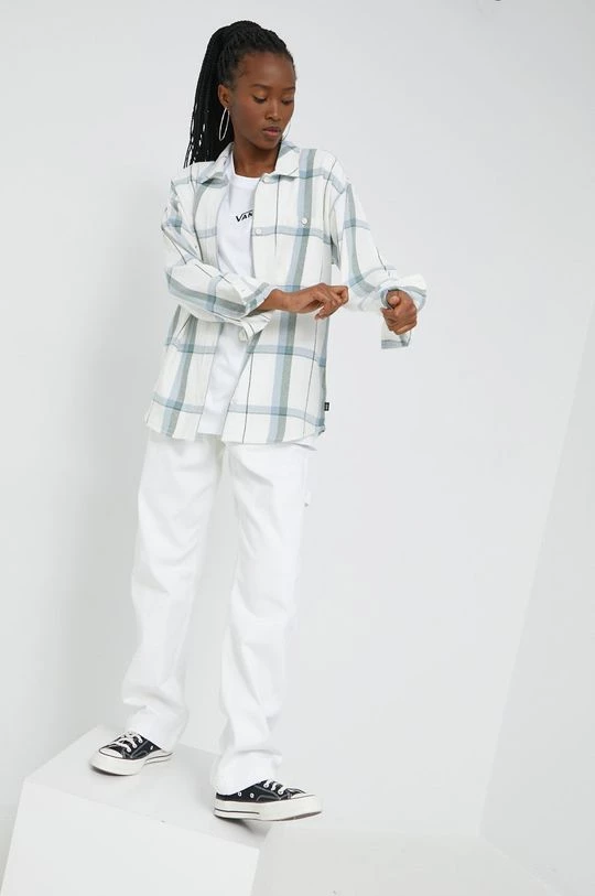 Γυναικεία Κοντομάνικο Βαμβακερό μπλουζάκι Vans άσπρο 4 Γυναικεία Κοντομάνικο Βαμβακερό μπλουζάκι Vans άσπρο - Image 2