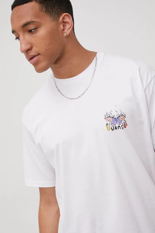 Γυναικεία Κοντομάνικο Βαμβακερό μπλουζάκι Vans X Ashley άσπρο 5 Γυναικεία Κοντομάνικο Βαμβακερό μπλουζάκι Vans X Ashley άσπρο - Image 3