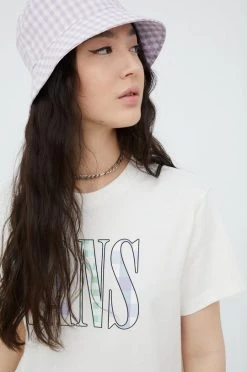 Γυναικεία Κοντομάνικο Βαμβακερό μπλουζάκι Vans μπεζ -Vans Κατάστημα unnamed file 2782