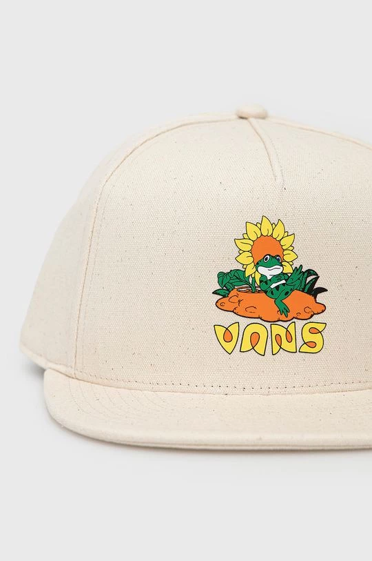 Γυναικεία Jockey Βαμβακερό καπέλο Vans μπεζ 4 Γυναικεία Jockey Βαμβακερό καπέλο Vans μπεζ - Image 2