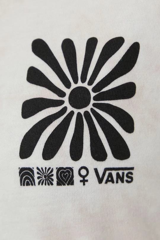 Γυναικεία Κοντομάνικο Βαμβακερό μπλουζάκι Vans μπεζ 6 Γυναικεία Κοντομάνικο Βαμβακερό μπλουζάκι Vans μπεζ - Image 4