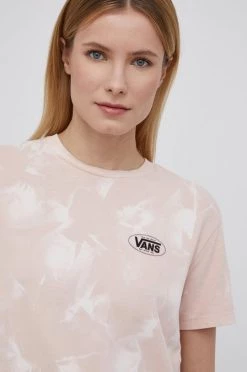 Γυναικεία Κοντομάνικο Βαμβακερό μπλουζάκι Vans ροζ