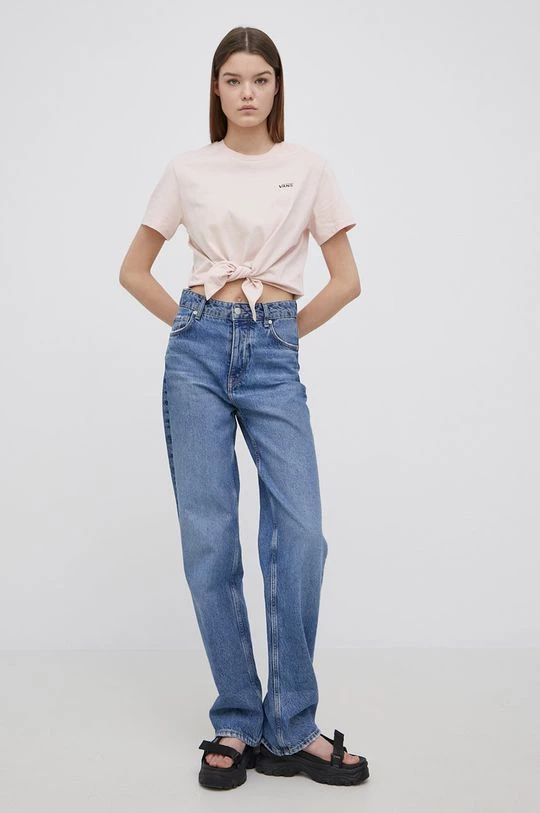 Γυναικεία Κοντομάνικο Vans - Βαμβακερό μπλουζάκι ροζ 4 Γυναικεία Κοντομάνικο Vans - Βαμβακερό μπλουζάκι ροζ - Image 2