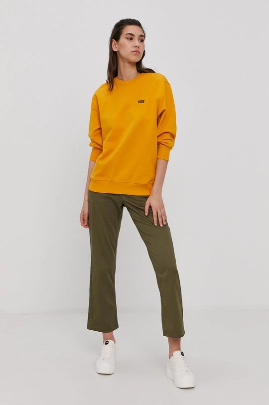 Γυναικεία Υφασμάτινα Παντελόνι Vans χρώμα: μπεζ 4 Γυναικεία Υφασμάτινα Παντελόνι Vans χρώμα: μπεζ - Image 2