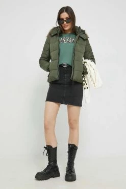 Γυναικεία Χωρίς φερμουάρ Βαμβακερή μπλούζα Vans χρώμα: μπεζ, με κουκούλα -Vans Κατάστημα unnamed file 316