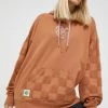 Γυναικεία Χωρίς φερμουάρ Μπλούζα Vans X Emma Mulholland On Holiday καφέ, με κουκούλα -Vans Κατάστημα unnamed file 321