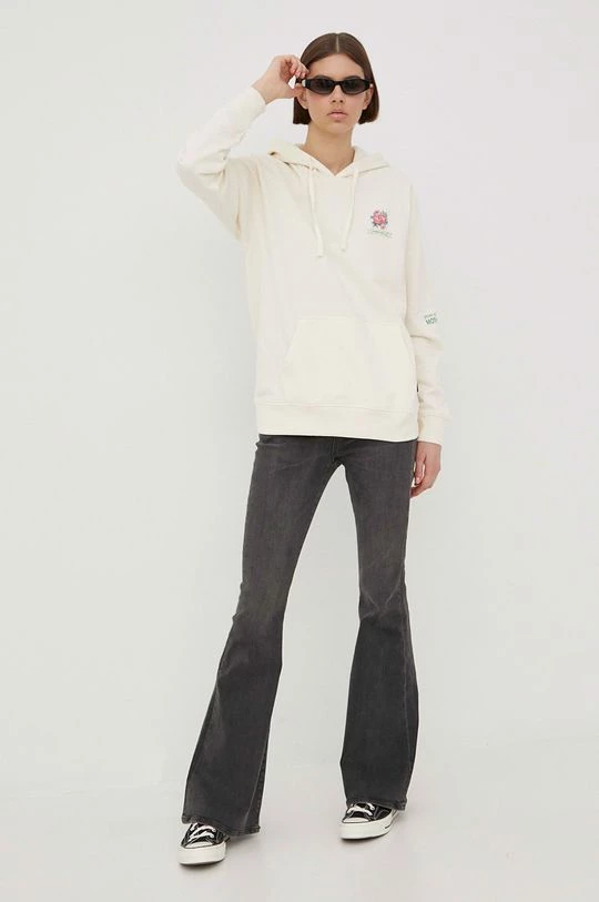 Γυναικεία Χωρίς φερμουάρ Μπλούζα Vans χρώμα: μπεζ, 4 Γυναικεία Χωρίς φερμουάρ Μπλούζα Vans χρώμα: μπεζ, - Image 2