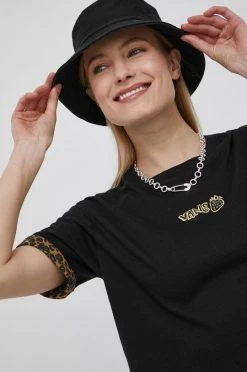 Γυναικεία Κοντομάνικο Βαμβακερό μπλουζάκι Vans μαύρο -Vans Κατάστημα unnamed file 3248