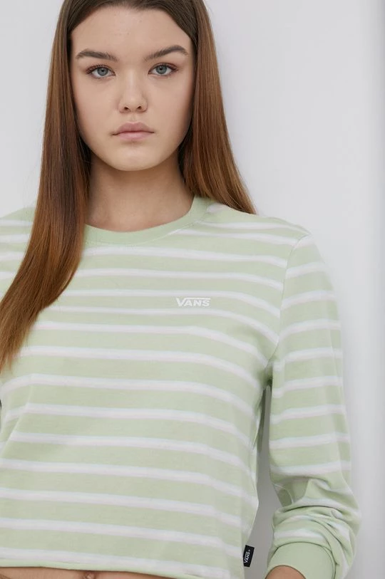 Γυναικεία Μακρυμάνικο Vans - Βαμβακερό πουκάμισο με μακριά μανίκια ανοιχτό πράσινο 6 Γυναικεία Μακρυμάνικο Vans - Βαμβακερό πουκάμισο με μακριά μανίκια ανοιχτό πράσινο - Image 4