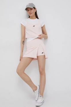 Γυναικεία Σορτς Vans X Sandy Liang χρώμα: ροζ,