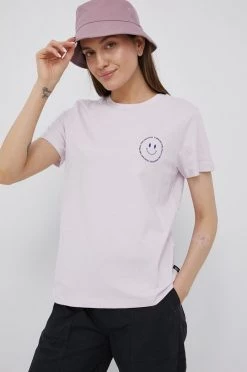 Γυναικεία Κοντομάνικο Βαμβακερό μπλουζάκι Vans μοβ -Vans Κατάστημα unnamed file 3576