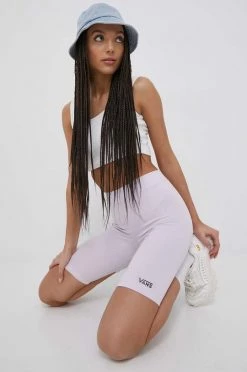 Γυναικεία Σορτς Vans χρώμα: μοβ,