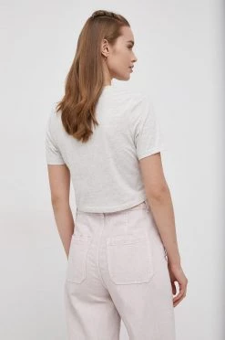 Γυναικεία Κοντομάνικο Μπλουζάκι Vans χρώμα: γκρι -Vans Κατάστημα unnamed file 3634