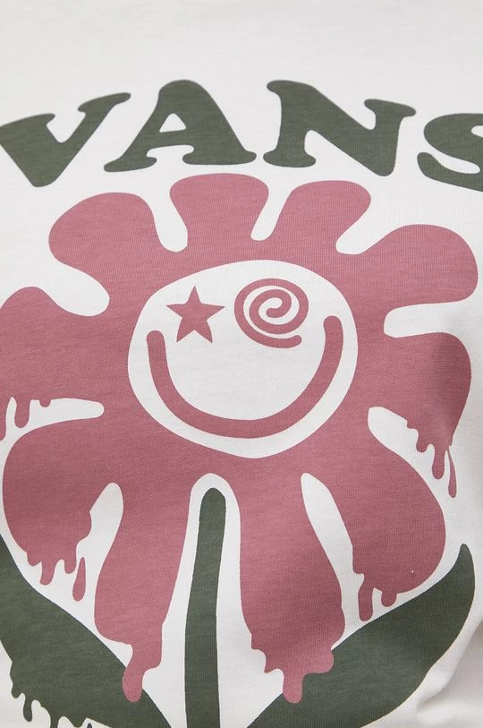 Γυναικεία Κοντομάνικο Βαμβακερό μπλουζάκι Vans κρεμ 7 Γυναικεία Κοντομάνικο Βαμβακερό μπλουζάκι Vans κρεμ - Image 5