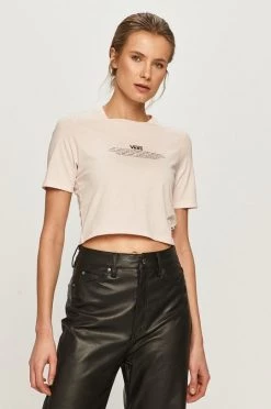 Γυναικεία Κοντομάνικο Vans - Μπλουζάκι παστέλ ροζ