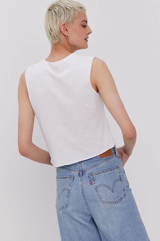 Γυναικεία Αμάνικος Top Vans χρώμα: άσπρο 5 Γυναικεία Αμάνικος Top Vans χρώμα: άσπρο - Image 3