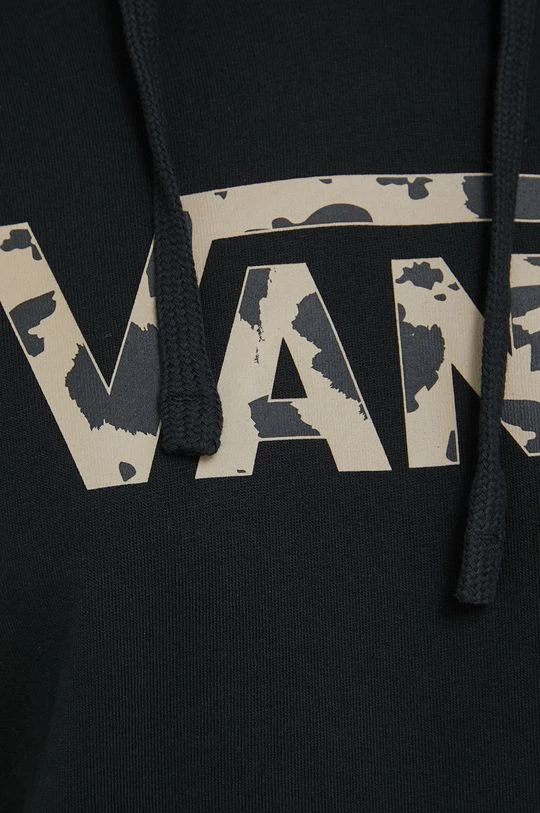 Γυναικεία Χωρίς φερμουάρ Βαμβακερή μπλούζα Vans χρώμα: μαύρο, 7 Γυναικεία Χωρίς φερμουάρ Βαμβακερή μπλούζα Vans χρώμα: μαύρο, - Image 5