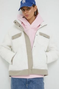 Γυναικεία Κοντά μπουφάν Μπουφάν Vans άσπρο,