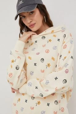 Γυναικεία Χωρίς φερμουάρ Βαμβακερή μπλούζα Vans χρώμα: μπεζ, -Vans Κατάστημα unnamed file 430