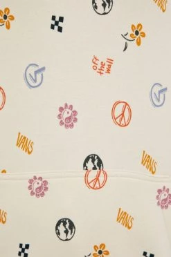 Γυναικεία Χωρίς φερμουάρ Βαμβακερή μπλούζα Vans χρώμα: μπεζ, -Vans Κατάστημα unnamed file 431