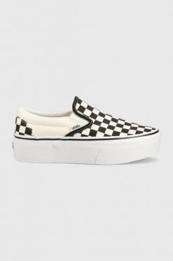 Γυναικεία Χαμηλά Πάνινα παπούτσια Vans Slip-on μπεζ