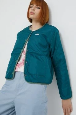 Γυναικεία Κοντά μπουφάν Μπουφάν δυο όψεων Vans πράσινο, -Vans Κατάστημα unnamed file 494