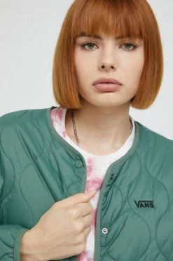 Γυναικεία Κοντά μπουφάν Μπουφάν δυο όψεων Vans πράσινο, -Vans Κατάστημα unnamed file 497