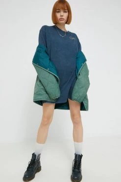 Γυναικεία Μακριά μπουφάν Μπουφάν δυο όψεων Vans πράσινο, -Vans Κατάστημα unnamed file 501