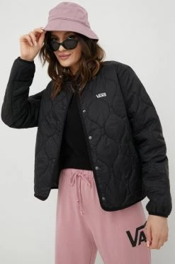 Γυναικεία Κοντά μπουφάν Μπουφάν δυο όψεων Vans μαύρο,