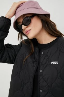 Γυναικεία Κοντά μπουφάν Μπουφάν δυο όψεων Vans μαύρο, -Vans Κατάστημα unnamed file 522