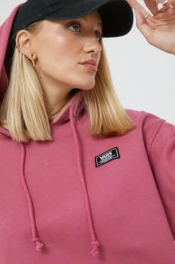 Γυναικεία Χωρίς φερμουάρ Βαμβακερή μπλούζα Vans χρώμα: μοβ, -Vans Κατάστημα unnamed file 600