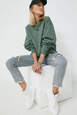 Γυναικεία Χωρίς φερμουάρ Βαμβακερή μπλούζα Vans χρώμα: πράσινο, 8 Γυναικεία Χωρίς φερμουάρ Βαμβακερή μπλούζα Vans χρώμα: πράσινο, -Vans Κατάστημα unnamed file 608