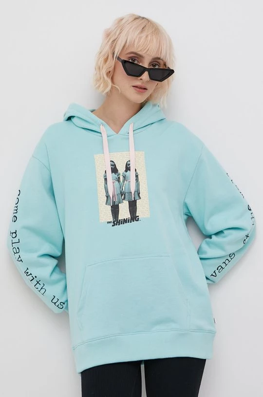 Γυναικεία Χωρίς φερμουάρ Μπλούζα Vans χρώμα: τιρκουάζ 4 Γυναικεία Χωρίς φερμουάρ Μπλούζα Vans χρώμα: τιρκουάζ - Image 2