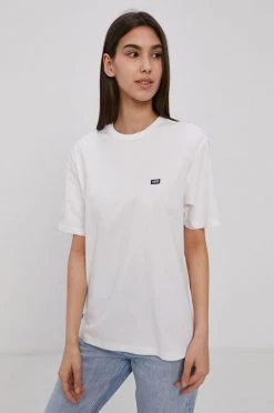 Γυναικεία Κοντομάνικο Μπλουζάκι Vans χρώμα: άσπρο -Vans Κατάστημα unnamed file 722