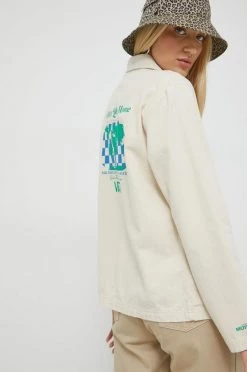 Γυναικεία Κοντά μπουφάν Μπουφάν Vans μπεζ,