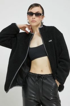 Γυναικεία Με φερμουάρ Μπλούζα Vans μαύρο,